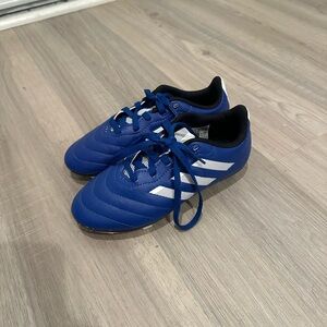 Adidas Kids Blue Soccer Shoes